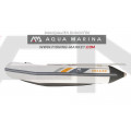 AQUA MARINA - Надуваема моторна лодка с твърдо дървено дъно и надуваем кил A-Deluxe Sport - 3.30 m